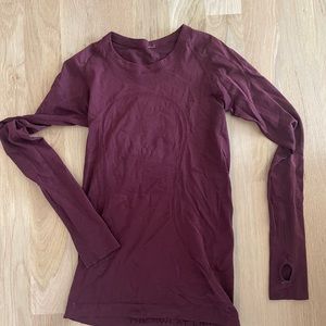 Lululemon long sleeve fitted shirt - size 6 - no tag